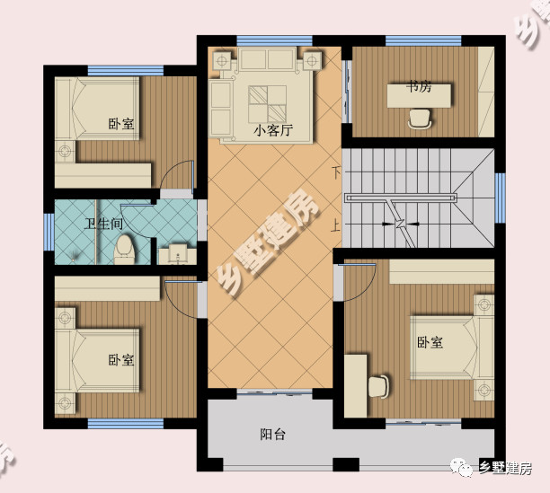 10.6x10米农村别墅，美观大气，欧式风格深受大众的喜爱