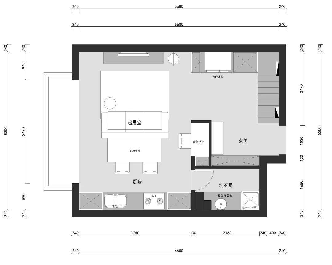 40㎡×2成熟北欧，稳重优雅的loft公寓