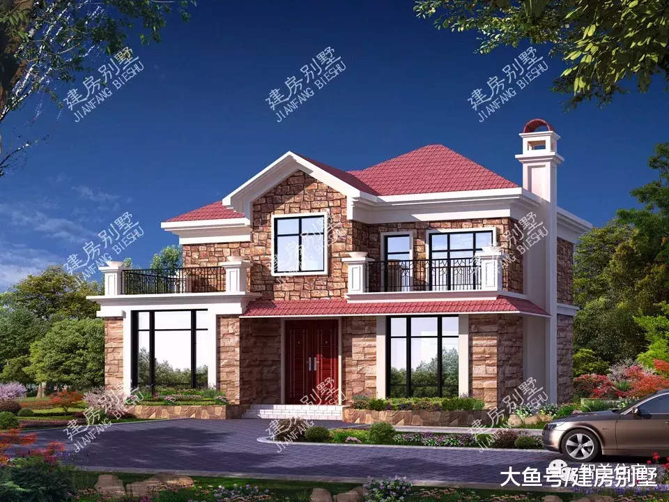 3栋外观美艳的农村别墅，造价23-28万之间，都适合老家建