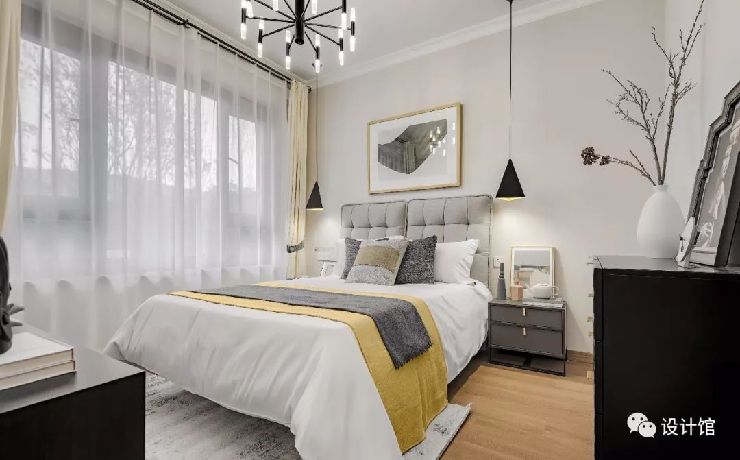 86㎡轻奢北欧，鲜艳活力，档次华丽