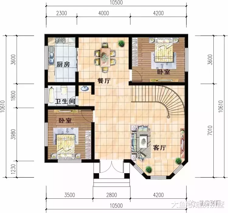 相似风格的两栋农村别墅, 谁建了谁就是人生赢家