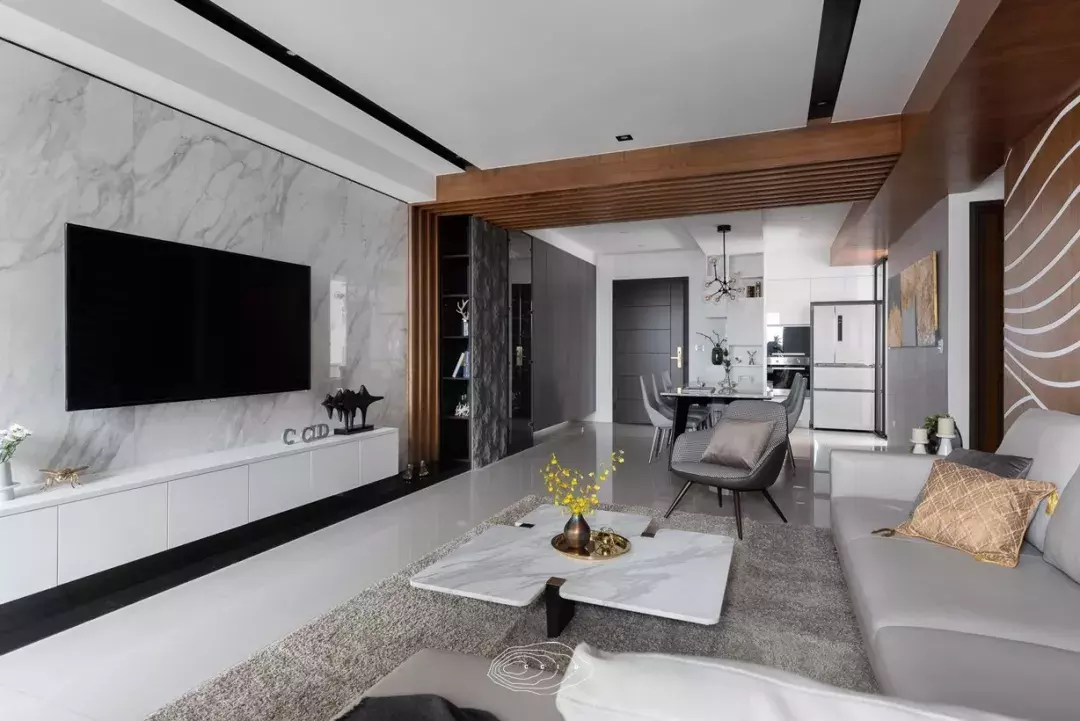 264㎡现代舒适家居, 多元素的设计融合