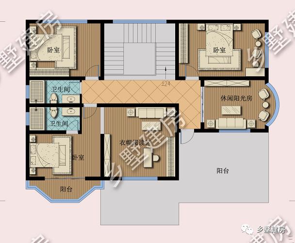 农村自建三层小别墅, 外观大气, 人性化设计, 南北都能建!
