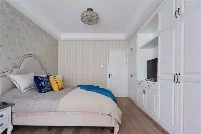 朋友的89㎡美式装修花了25w, 头次见这么好看的电视背景墙, 超值