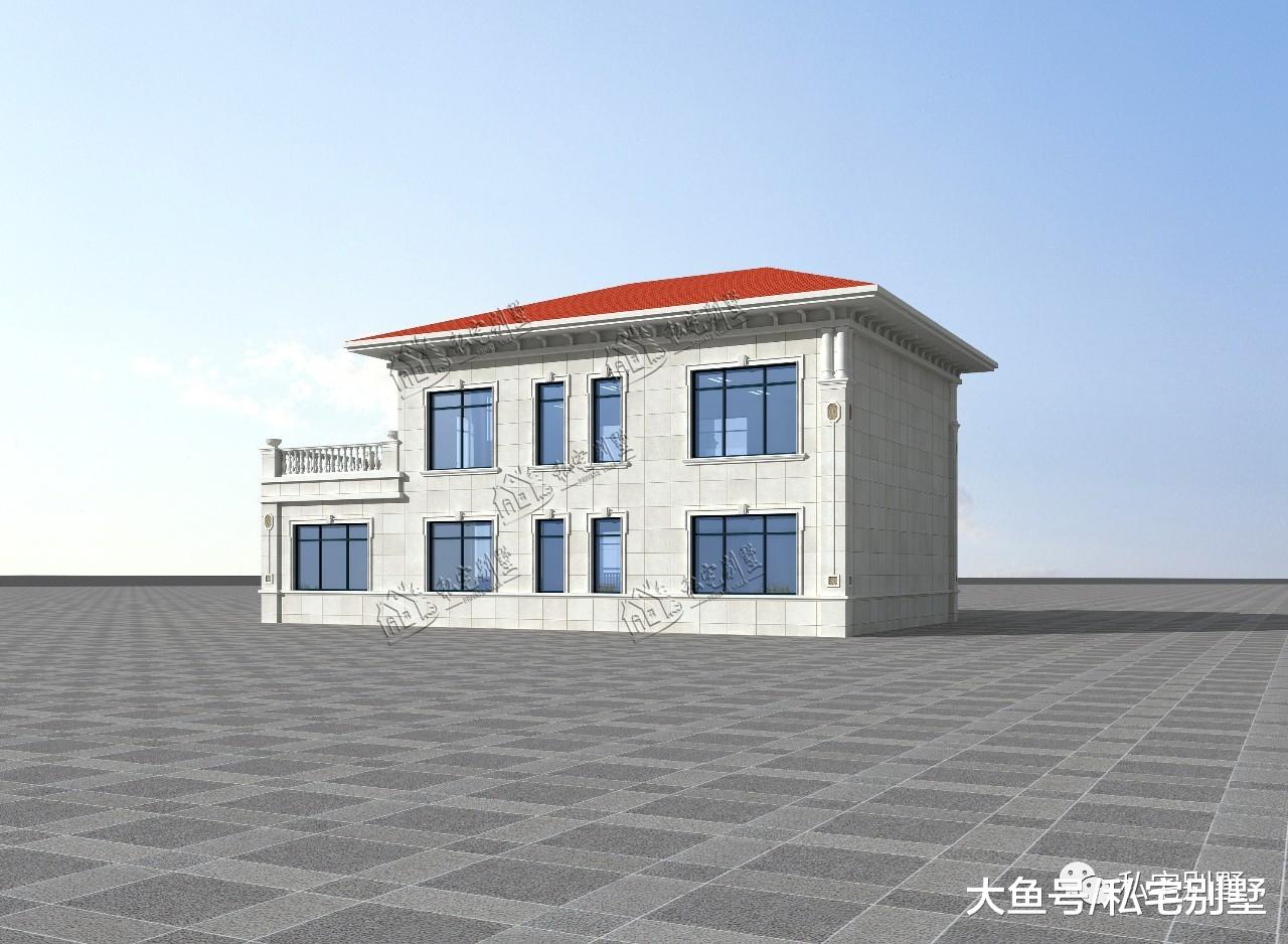 新款欧式两层别墅，农村自建房看过都觉得合适的户型