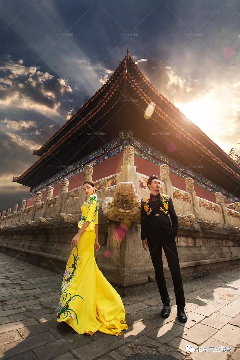 什么样的婚纱照拍摄技巧才能驾驭得了中国的古建筑-太庙