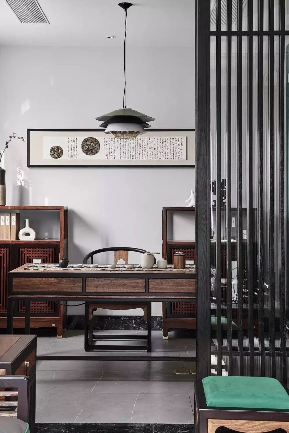 450m2新中式，山水之前书写风流雅韵