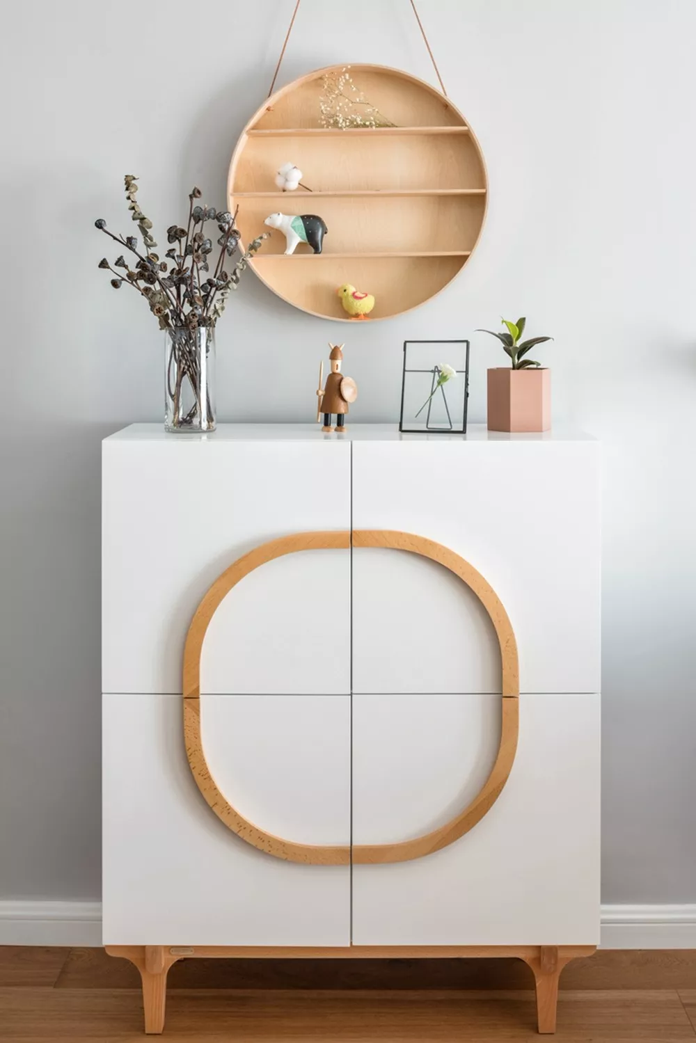 89平北欧小三房 小书房改成客房+书房 还有入户花园