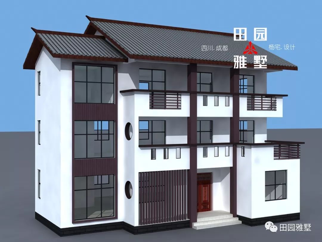 新中式别墅，雅静而不落俗套，每1㎡都惊艳到骨子里