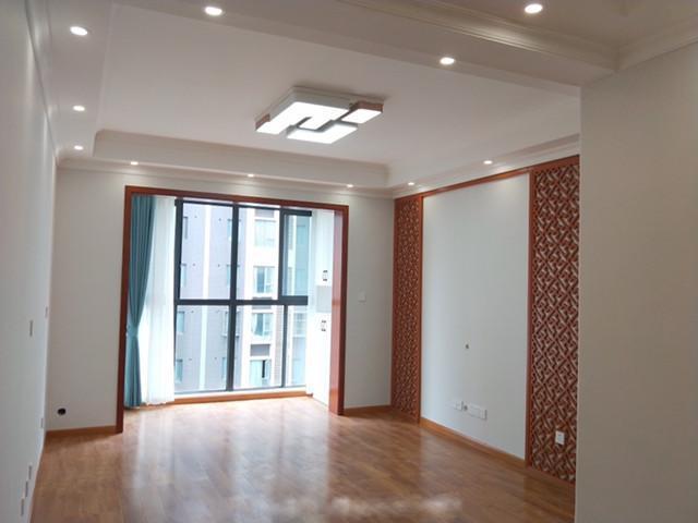 新房硬装装修完工，花了2000元做的电视背景墙真漂亮，晒晒