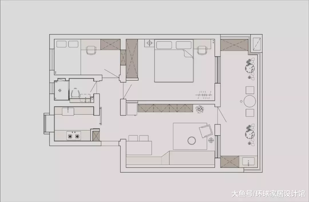 爆改78㎡二手房，变身日式温馨美家，超爱休闲阳台！