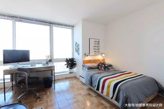 闺蜜合肥40㎡公寓: 床下设计抽屉, 浴室干湿分离, 小户型也这么别致!