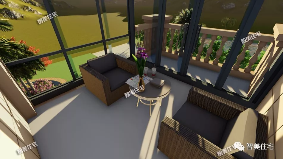 16×13.8米豪华别墅，外表富丽室内华实，带电梯设计！