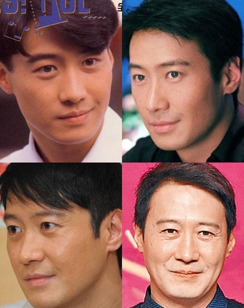 男星颜值发展史,郭德纲完胜黄晓明金城武,颜值二十多年完全没变
