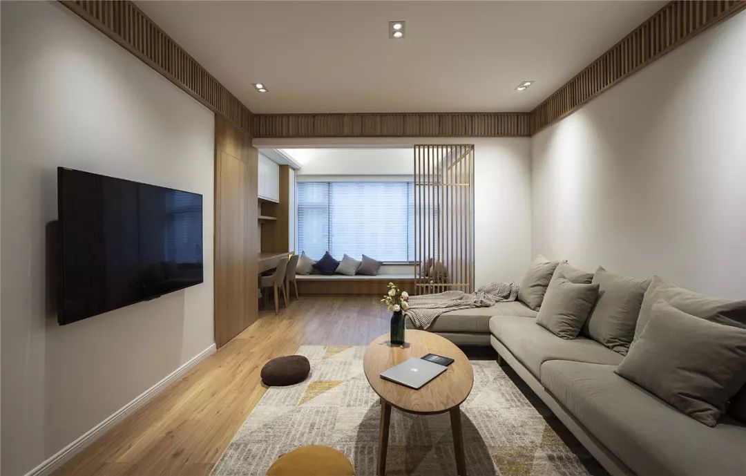100㎡日式，温润木质感，营造出简洁的自然