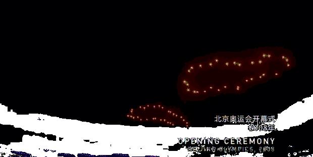 设计国庆焰火的蔡国强，还曾搭出500米长的焰火“天梯”