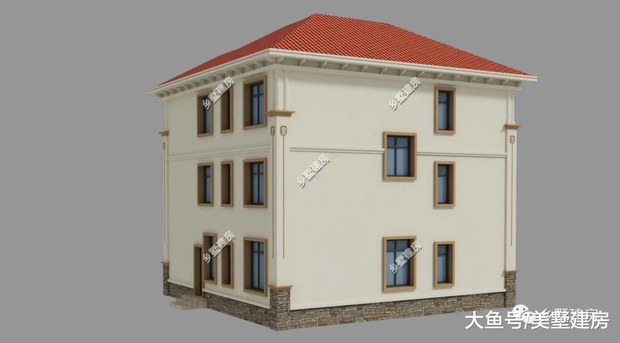 农村自建房也能很高端！挑空客厅+堂屋设计，盖上一栋面子十足！