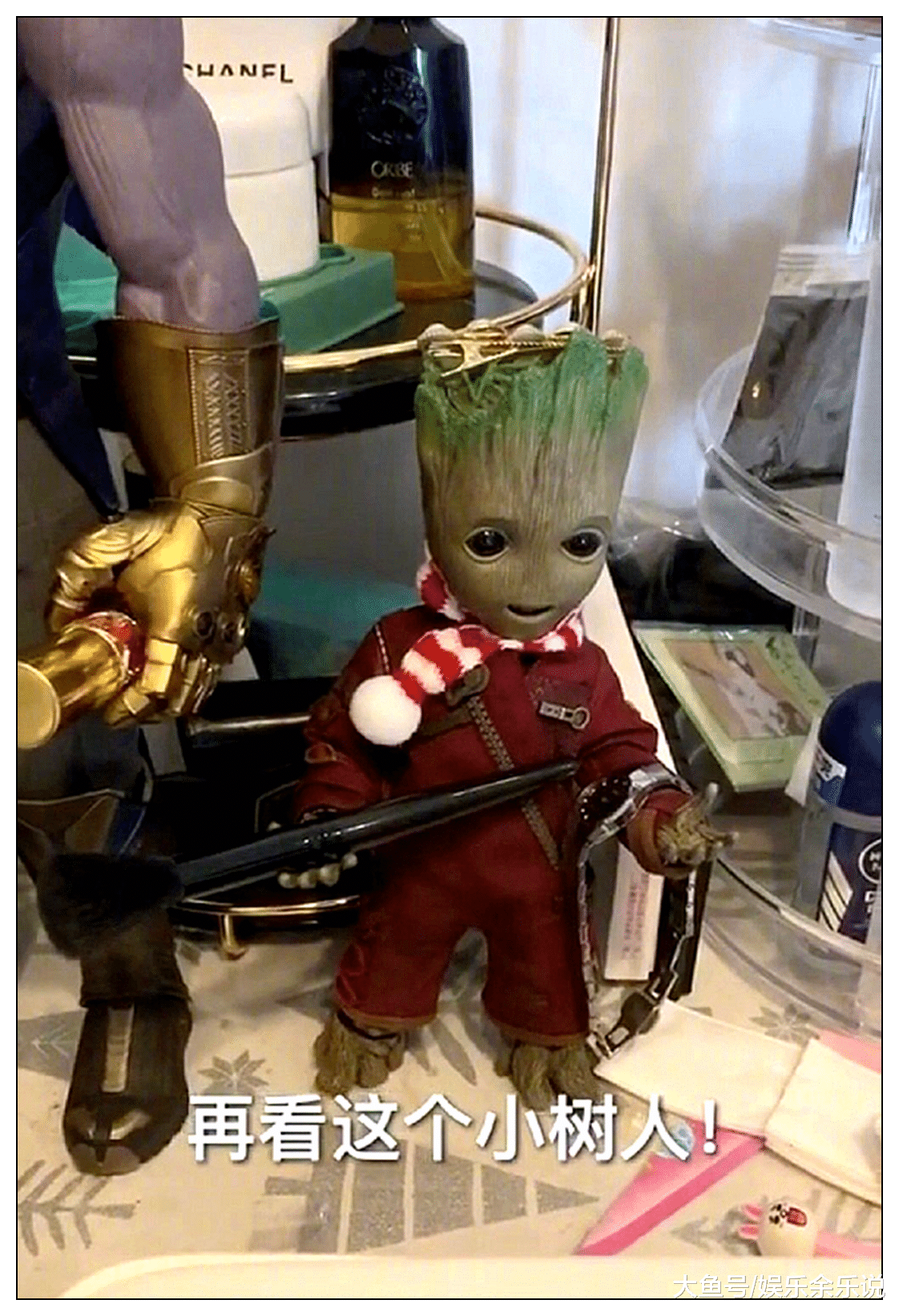 论女朋友在家是怎么利用手办模型的？灭霸：我不要面子的