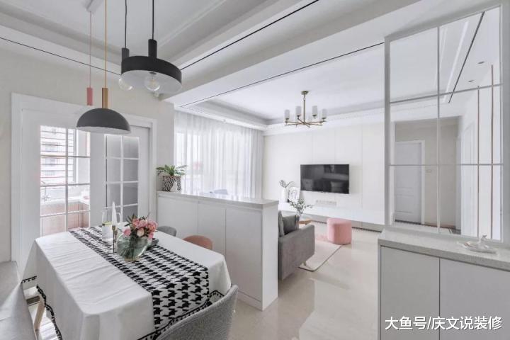 110平标准三房清新又温暖，收纳空间满满还颜值在线