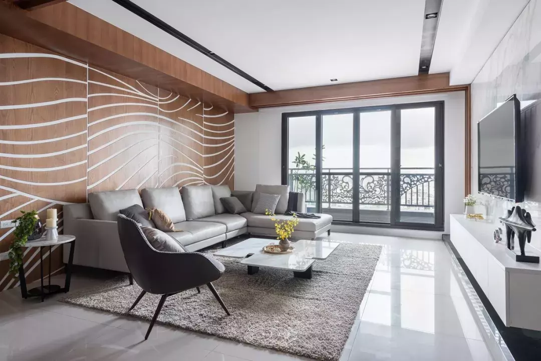 264㎡现代舒适家居, 多元素的设计融合