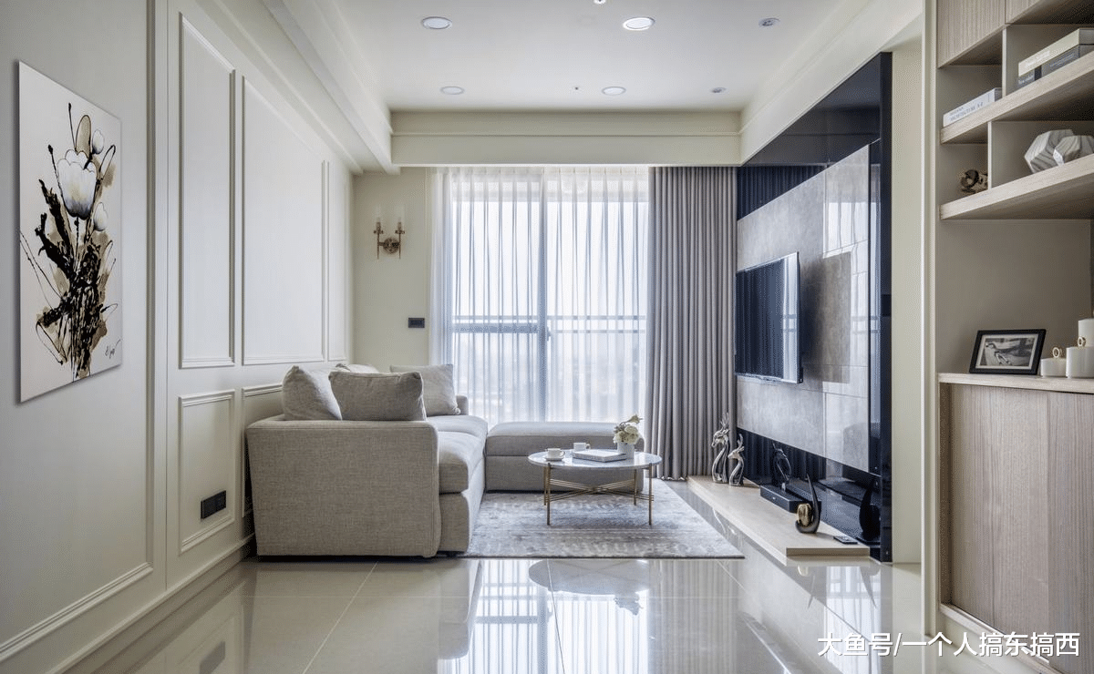 110平新房现代风格装修超值，装修才花了13万