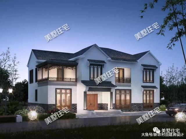 最美的中式别墅，主体41万开建，这才是适合中国人的居住方式