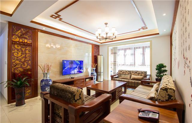 新家装修成新中式，刚通完风来晒晒效果图！亲戚看了都羡慕