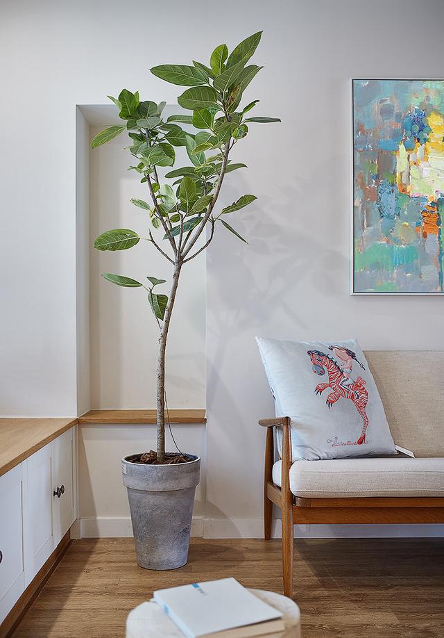 晒晒新家，大白墙原木家具搭配，这样的风格最是省钱又漂亮！