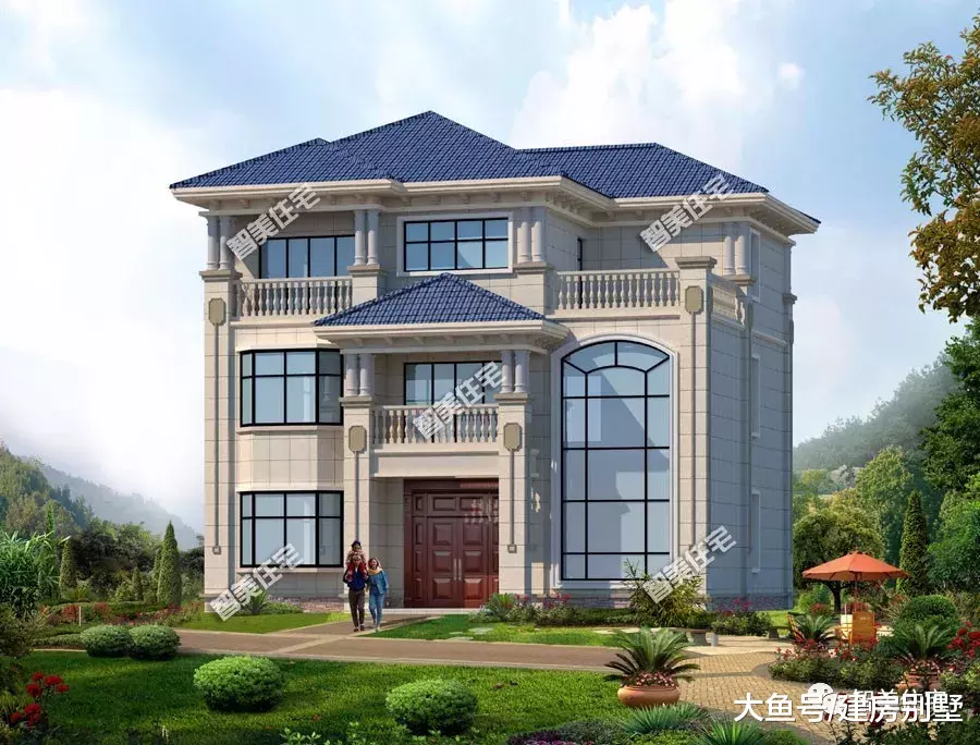 回老家建一栋气派的别墅，60万包内外装修，这两户型获众人夸