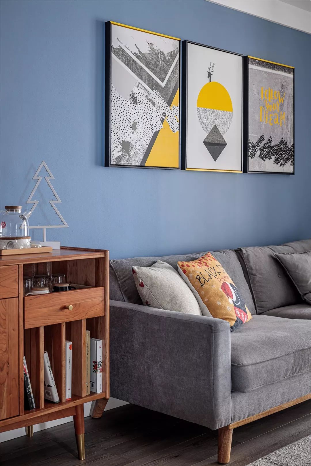 130㎡北欧，文艺活力，年轻人的舒适之家