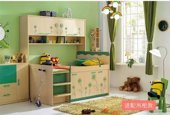 高颜值儿童床，处处为收纳