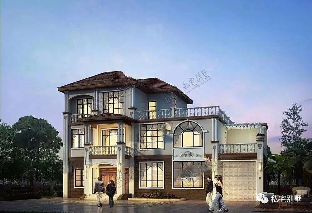 大气欧式三层别墅, 建别墅就要建这种样式