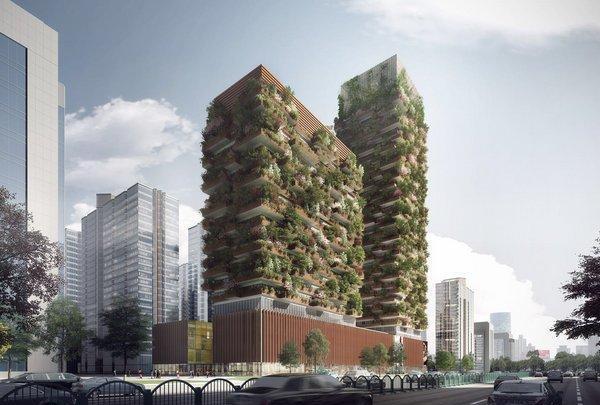 博埃里中国首个垂直森林项目在建中——南京垂直森林