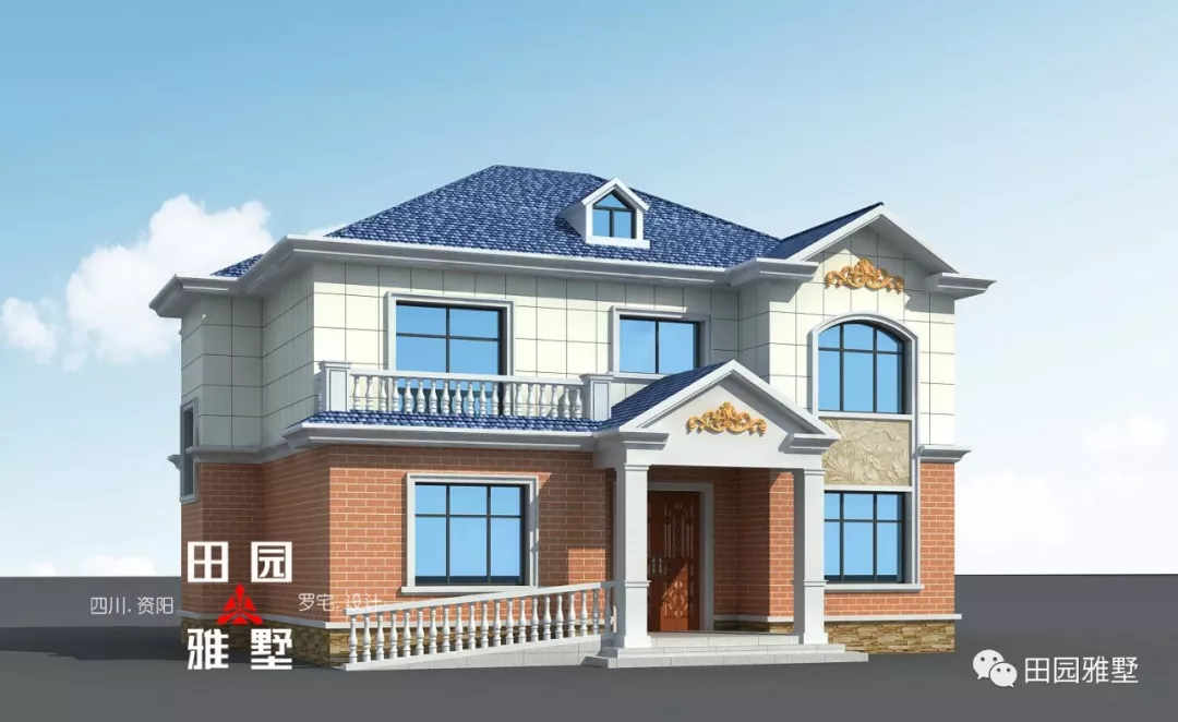 农村自建别墅设计个无障碍通过，这个细节好有爱！