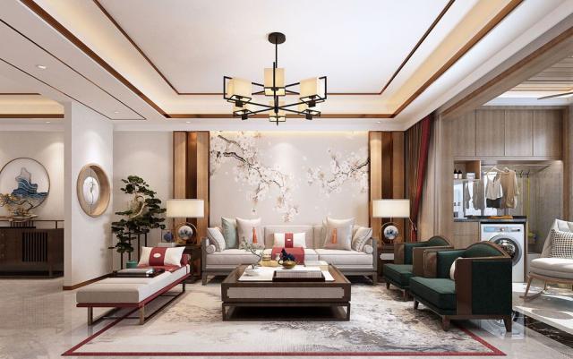 136平米装中式别再老土了，人家新房中式这么装简约优雅百看不厌