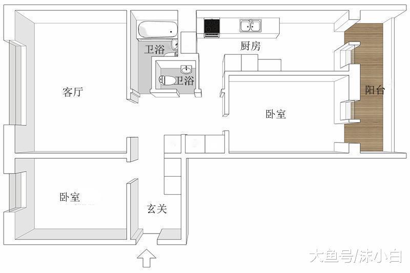 小戶型81平，我堅持裝“子母”衛生間，老公直夸：干得漂亮！曬曬