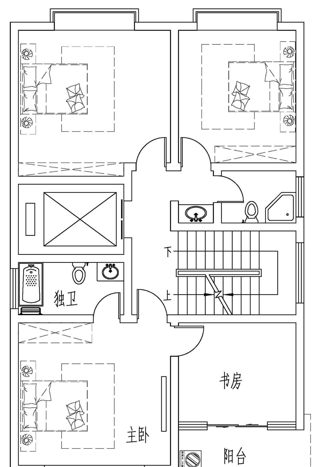 精选6套农村小面宽户型，第4套20万能建得起来吗？