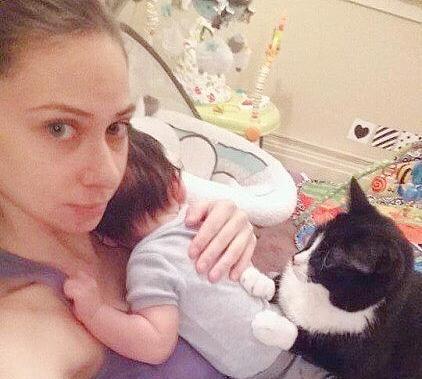 铲屎官要生宝宝了，她告诉猫咪它有“妹妹”了，结果被猫暖到了！