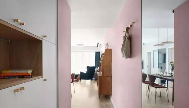 精致浪漫的北欧婚房设计，主卧的床头背景墙甚是好看！