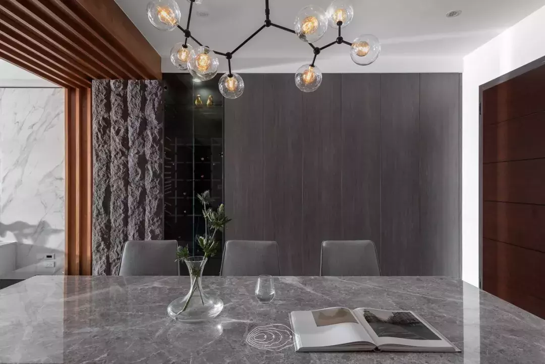 264㎡现代舒适家居, 多元素的设计融合