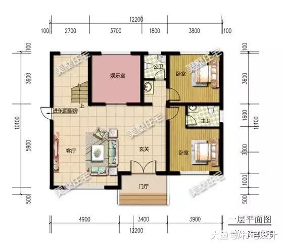推荐4套占地110多平的农村别墅，美观又实用，你值得拥有
