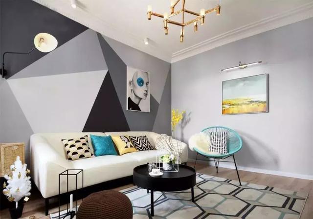 用石膏线装天花，客厅都美爆了！