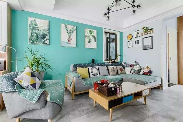 72㎡清新明亮三居室，还增加了一个超美超文艺的休闲区！