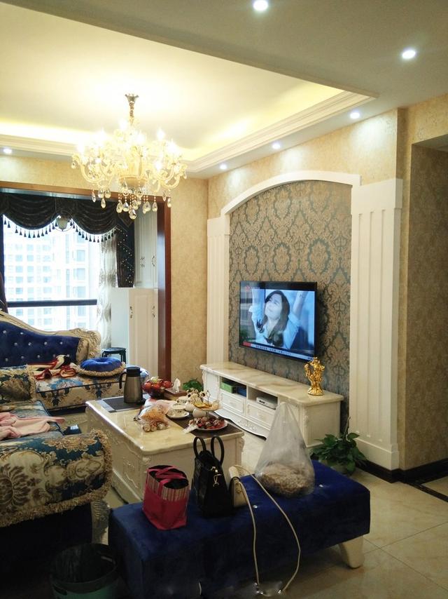 晒晒我家小三房，全包亲戚装修花了20W，客厅电视墙是最大亮点！