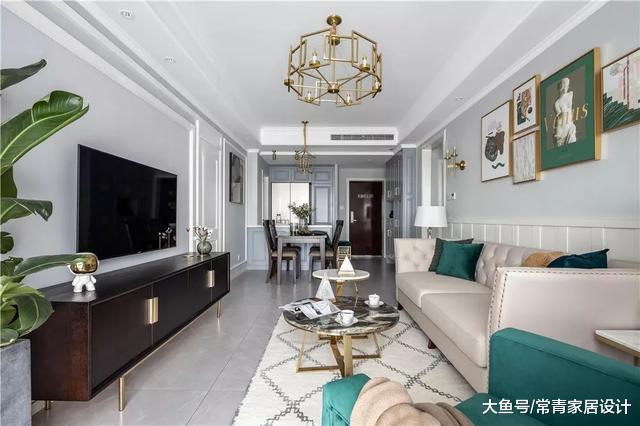 她118㎡轻奢简美家，优雅精致，诗意浪漫，打开门便处处是惊喜