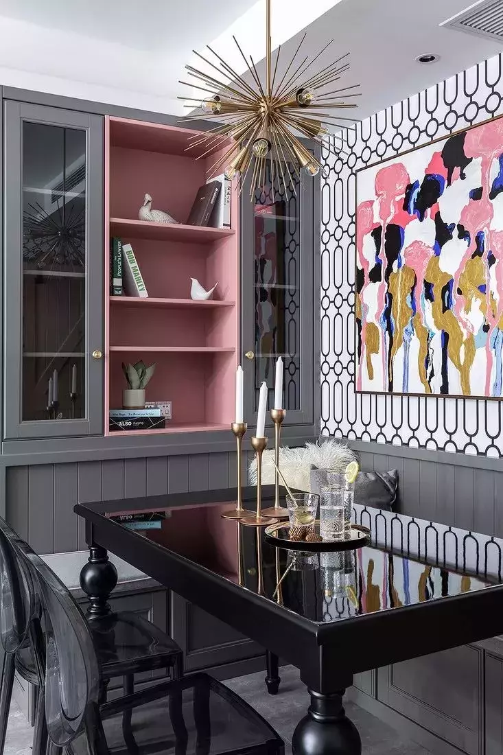 小户型餐厅要把餐边柜给做好, 展示与收纳两不误