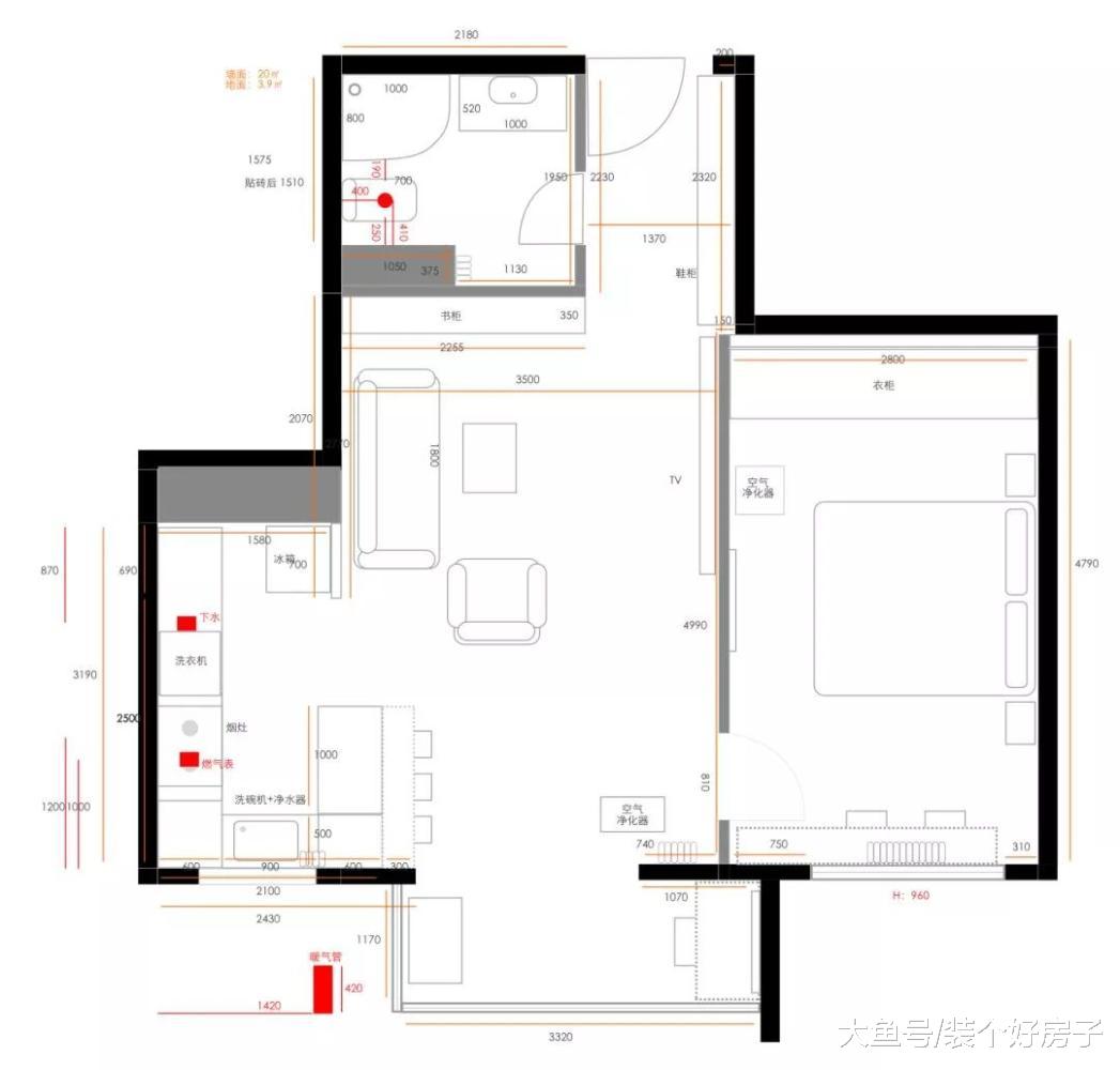 两小口爆改57㎡文艺小户型, 美好生活怎能被小户型限制? !