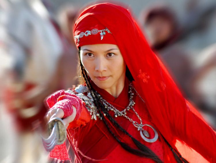 赵文卓合作过的古装美人，蒋勤勤第3，贾静雯第2，第一风情万种