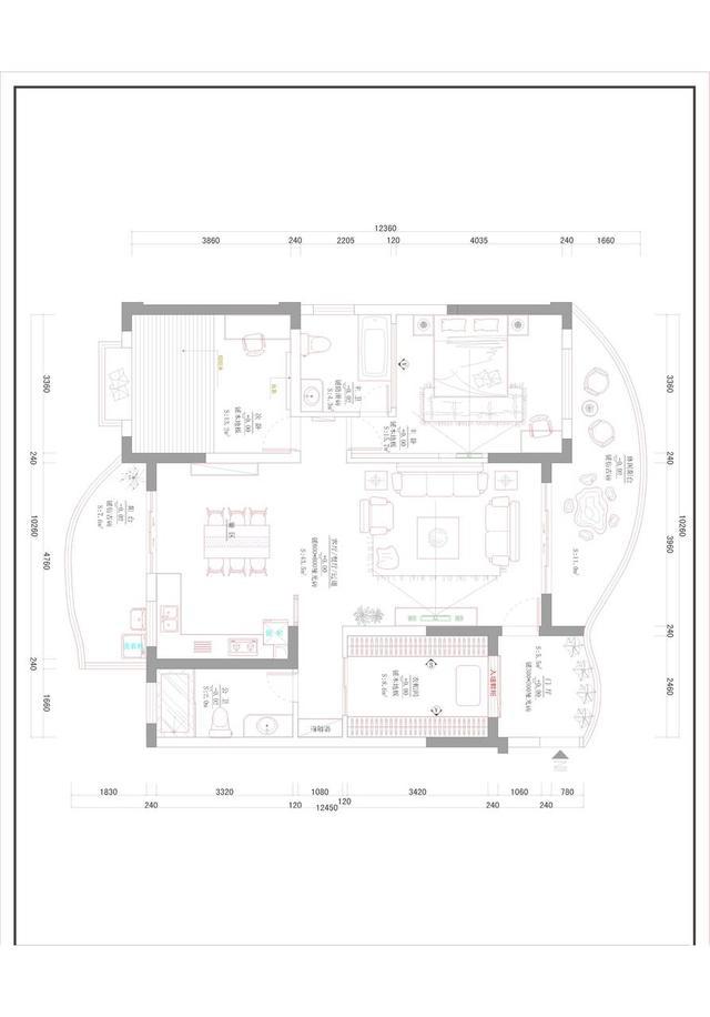 新房正在通风去甲醛, 部分软装还没布置, 朋友说白得太单调了!