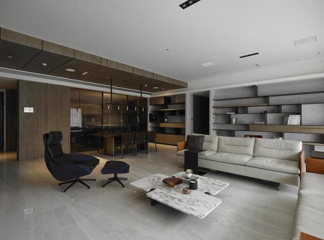 一个现代感十足的台式范装修 简单细腻的成都装修队